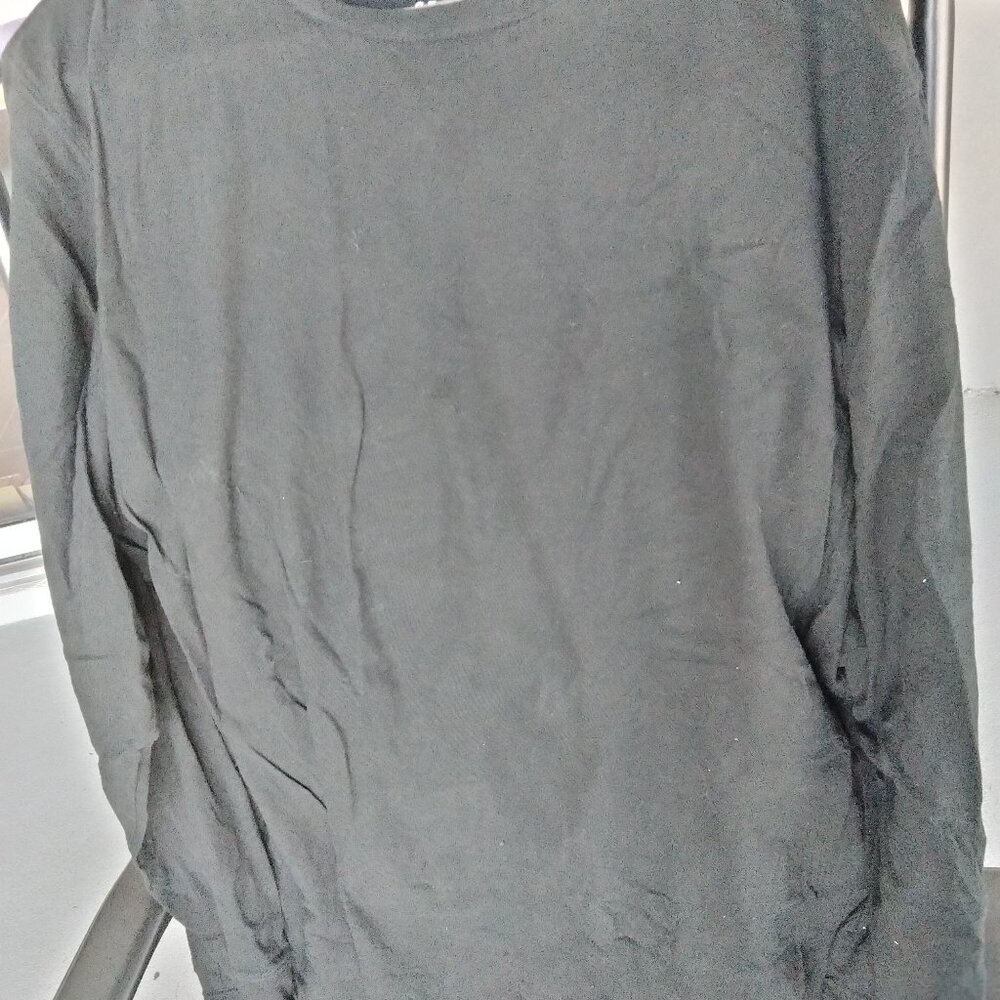 Men's George 2XLT Black Long-Sleeved Shirt